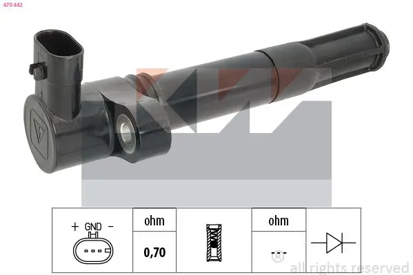 Handler.Part Ignition coil KW 470442 1