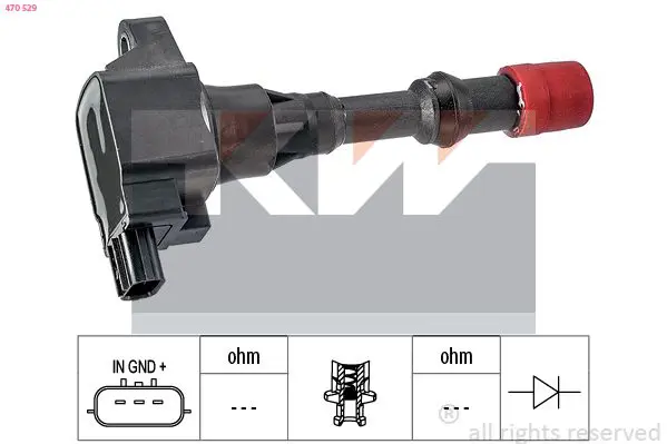 Handler.Part Ignition coil KW 470529 1