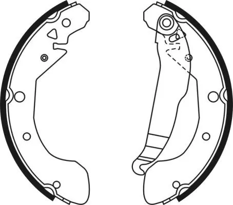 Handler.Part Brake shoe set ABE C00009ABE 1