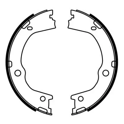 Handler.Part Brake shoe set, parking brake ABE C00330ABE 2