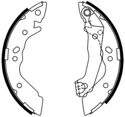 Handler.Part Brake shoe set ABE C00504ABE 2