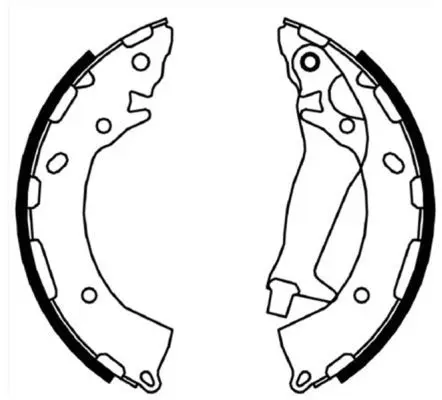 Handler.Part Brake shoe set ABE C00530ABE 2