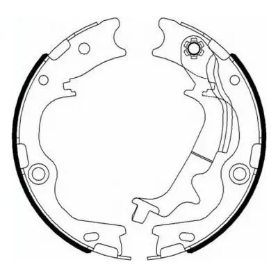 Handler.Part Brake shoe set, parking brake ABE C00533ABE 2