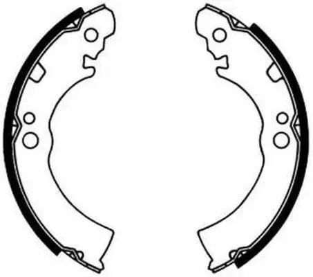 Handler.Part Brake shoe set ABE C01001ABE 2