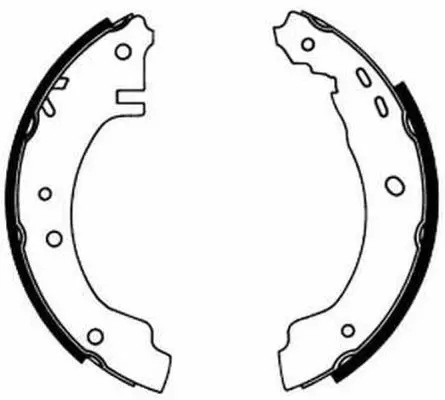 Handler.Part Brake shoe set ABE C01041ABE 2