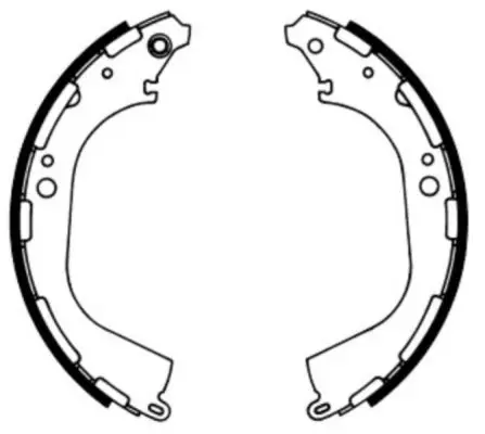 Handler.Part Brake shoe set ABE C01045ABE 1