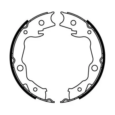 Handler.Part Brake shoe set, parking brake ABE C01063ABE 1