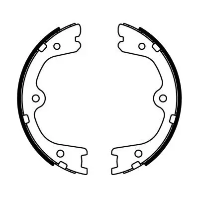 Handler.Part Brake shoe set, parking brake ABE C01064ABE 1