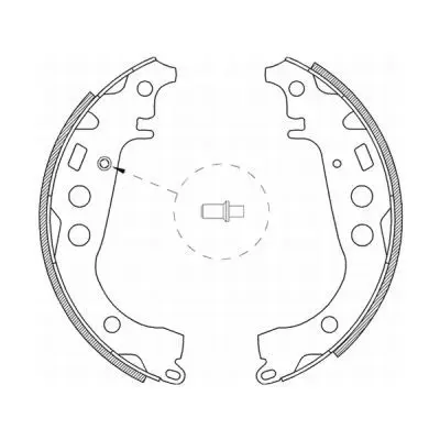 Handler.Part Brake shoe set ABE C02059ABE 1