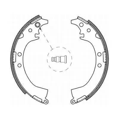 Handler.Part Brake shoe set ABE C02061ABE 2