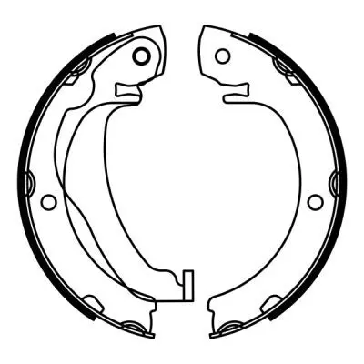 Handler.Part Brake shoe set, parking brake ABE C02089ABE 2