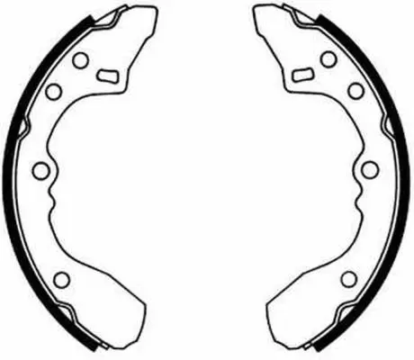 Handler.Part Brake shoe set ABE C03027ABE 2