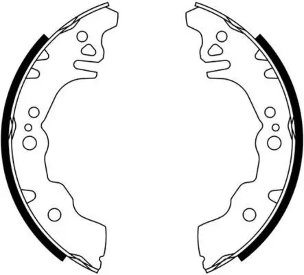 Handler.Part Brake shoe set ABE C06016ABE 2