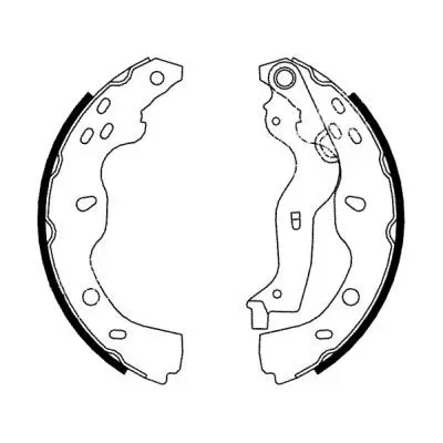 Handler.Part Brake shoe set ABE C08024ABE 1