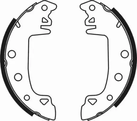 Handler.Part Brake shoe set ABE C0C006ABE 2