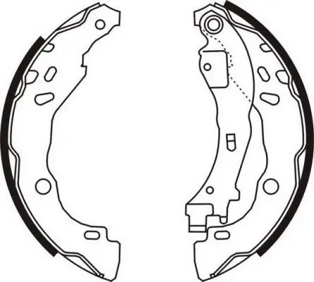 Handler.Part Brake shoe set ABE C0C020ABE 1