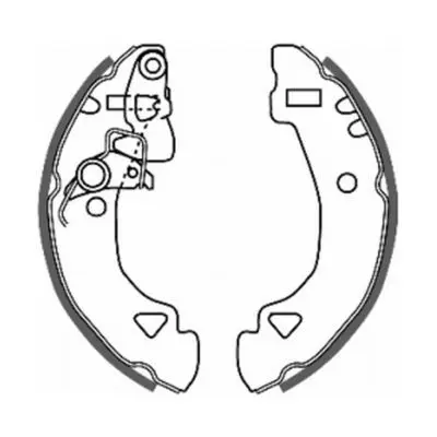 Handler.Part Brake shoe set ABE C0F008ABE 1