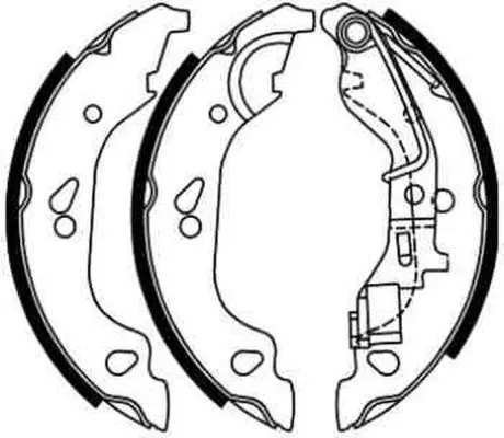 Handler.Part Brake shoe set ABE C0F019ABE 1