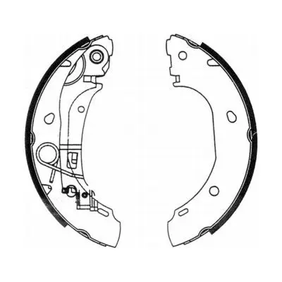 Handler.Part Brake shoe set ABE C0F025ABE 1