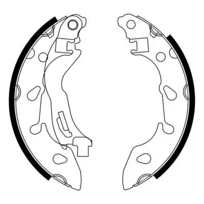 Handler.Part Brake shoe set ABE C0F033ABE 2