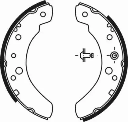 Handler.Part Brake shoe set ABE C0G017ABE 1