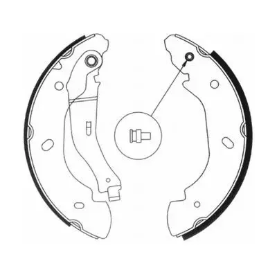 Handler.Part Brake shoe set ABE C0G051ABE 2