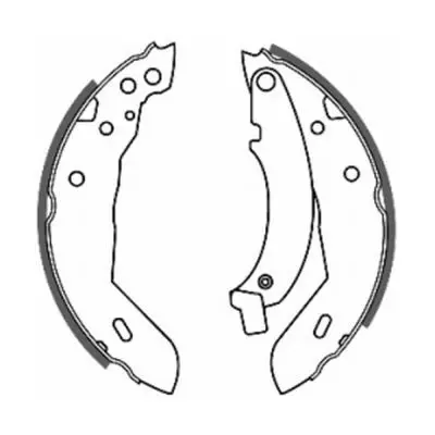 Handler.Part Brake shoe set ABE C0P002ABE 1