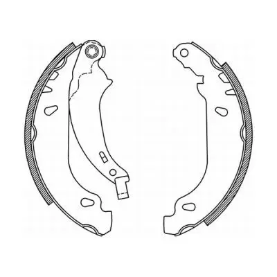 Handler.Part Brake shoe set ABE C0P019ABE 1