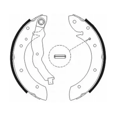 Handler.Part Brake shoe set ABE C0R011ABE 1