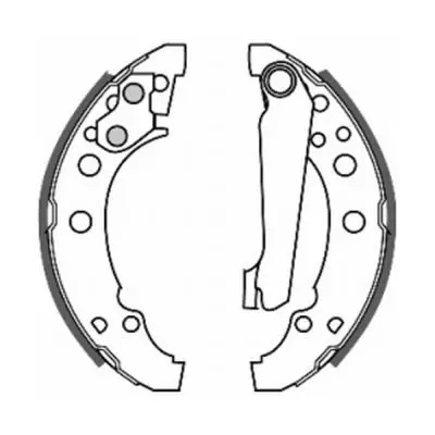 Handler.Part Brake shoe set ABE C0W001ABE 1