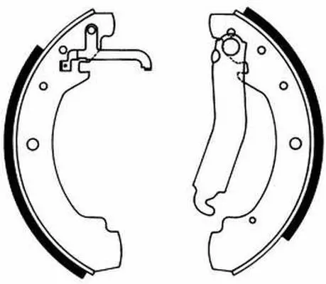 Handler.Part Brake shoe set ABE C0W022ABE 1