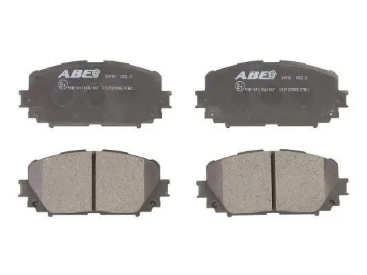 Handler.Part Brake pad set, disc brake ABE C12127ABE 1