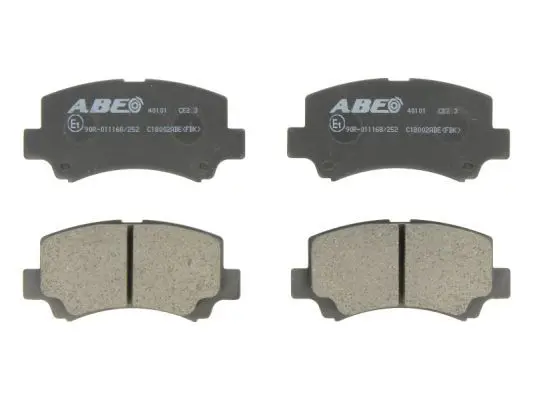 Handler.Part Brake pad set, disc brake ABE C18002ABE 1