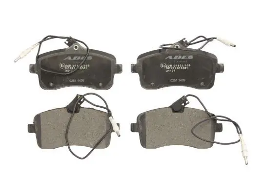 Handler.Part Brake pad set, disc brake ABE C1P045ABE 1