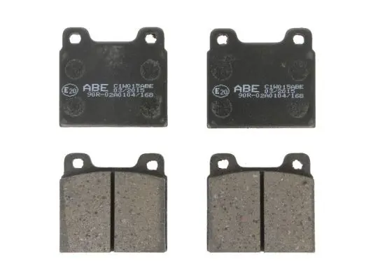 Handler.Part Brake pad set, disc brake ABE C1W015ABE 1