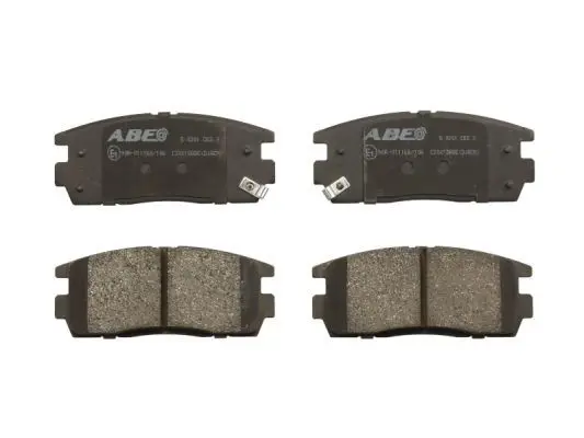 Handler.Part Brake pad set, disc brake ABE C20012ABE 1