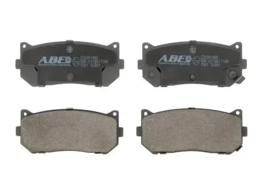 Handler.Part Brake pad set, disc brake ABE C20301ABE 1