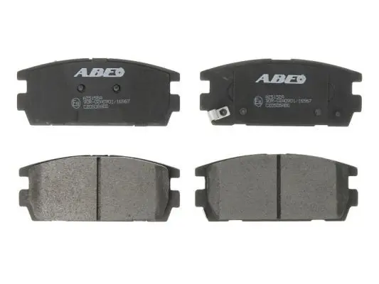 Handler.Part Brake pad set, disc brake ABE C20506ABE 1