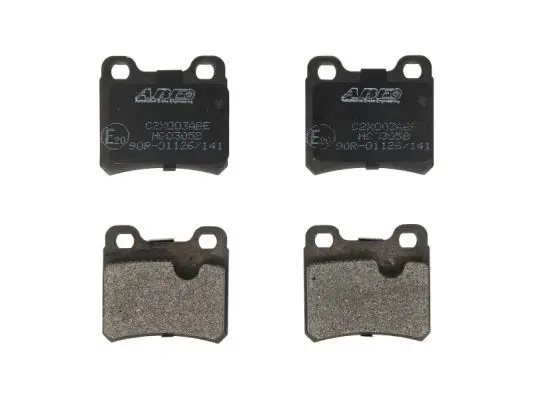 Handler.Part Brake pad set, disc brake ABE C2X003ABE 1