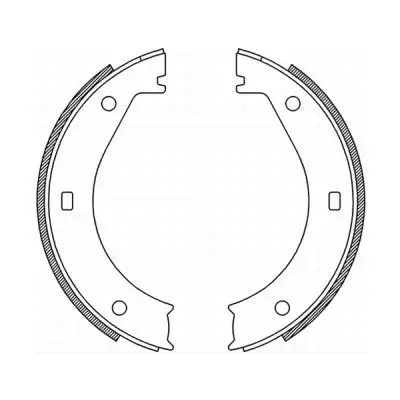 Handler.Part Brake shoe set, parking brake ABE CRB005ABE 1