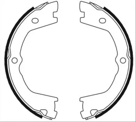 Handler.Part Brake shoe set, parking brake ABE CRE001ABE 2