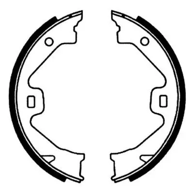 Handler.Part Brake shoe set, parking brake ABE CRK000ABE 1