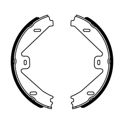 Handler.Part Brake shoe set, parking brake ABE CRM014ABE 1