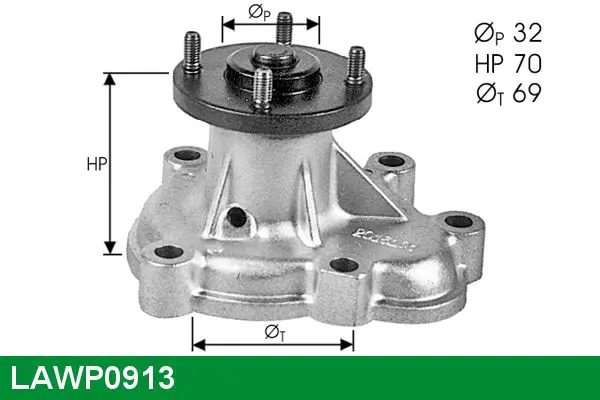 Handler.Part Water pump Lucas LAWP0913 1