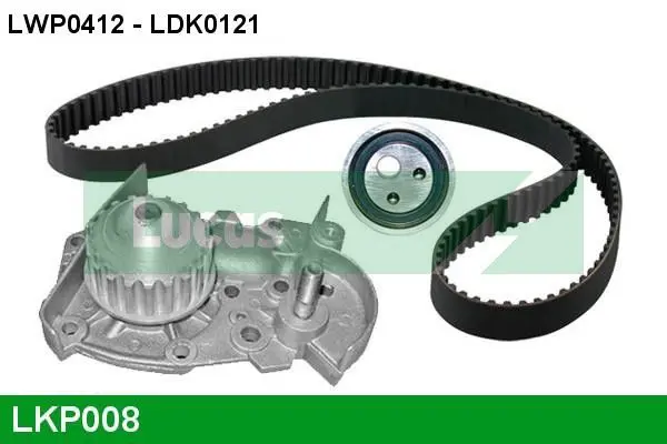 Handler.Part Water pump & timing belt set Lucas LKP008 1