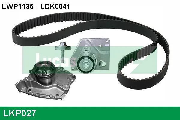 Handler.Part Water pump & timing belt set Lucas LKP027 1