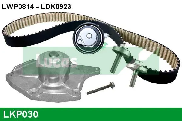 Handler.Part Water pump & timing belt set Lucas LKP030 1