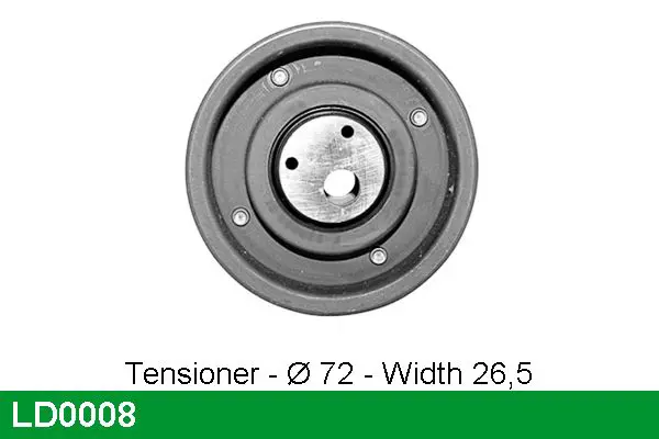 Handler.Part Tensioner pulley, timing belt Lucas LD0008 1