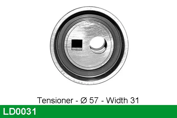 Handler.Part Tensioner pulley, timing belt Lucas LD0031 1