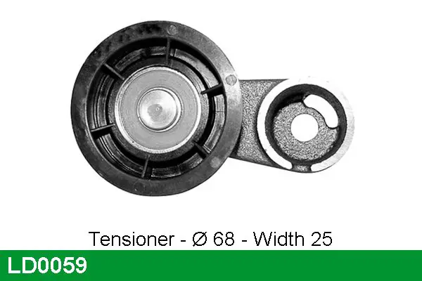 Handler.Part Tensioner pulley, timing belt Lucas LD0059 1